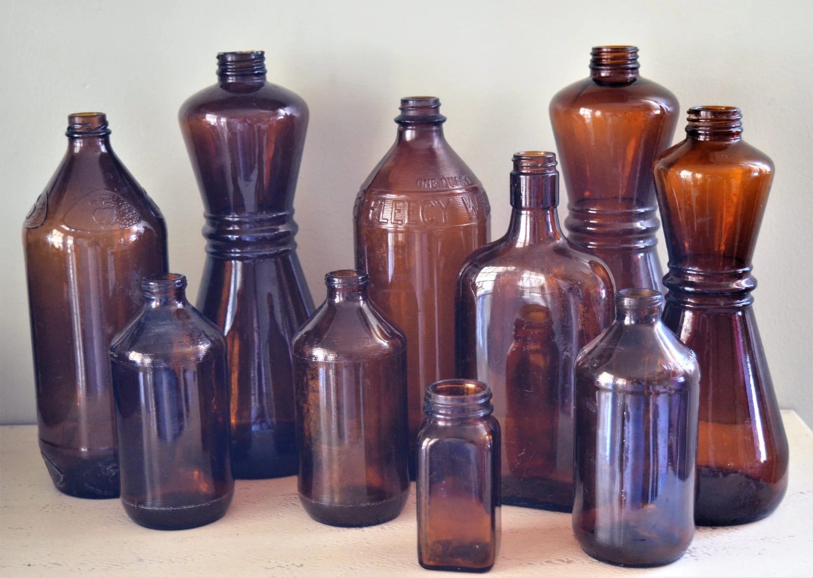 amber glass collection.jpg