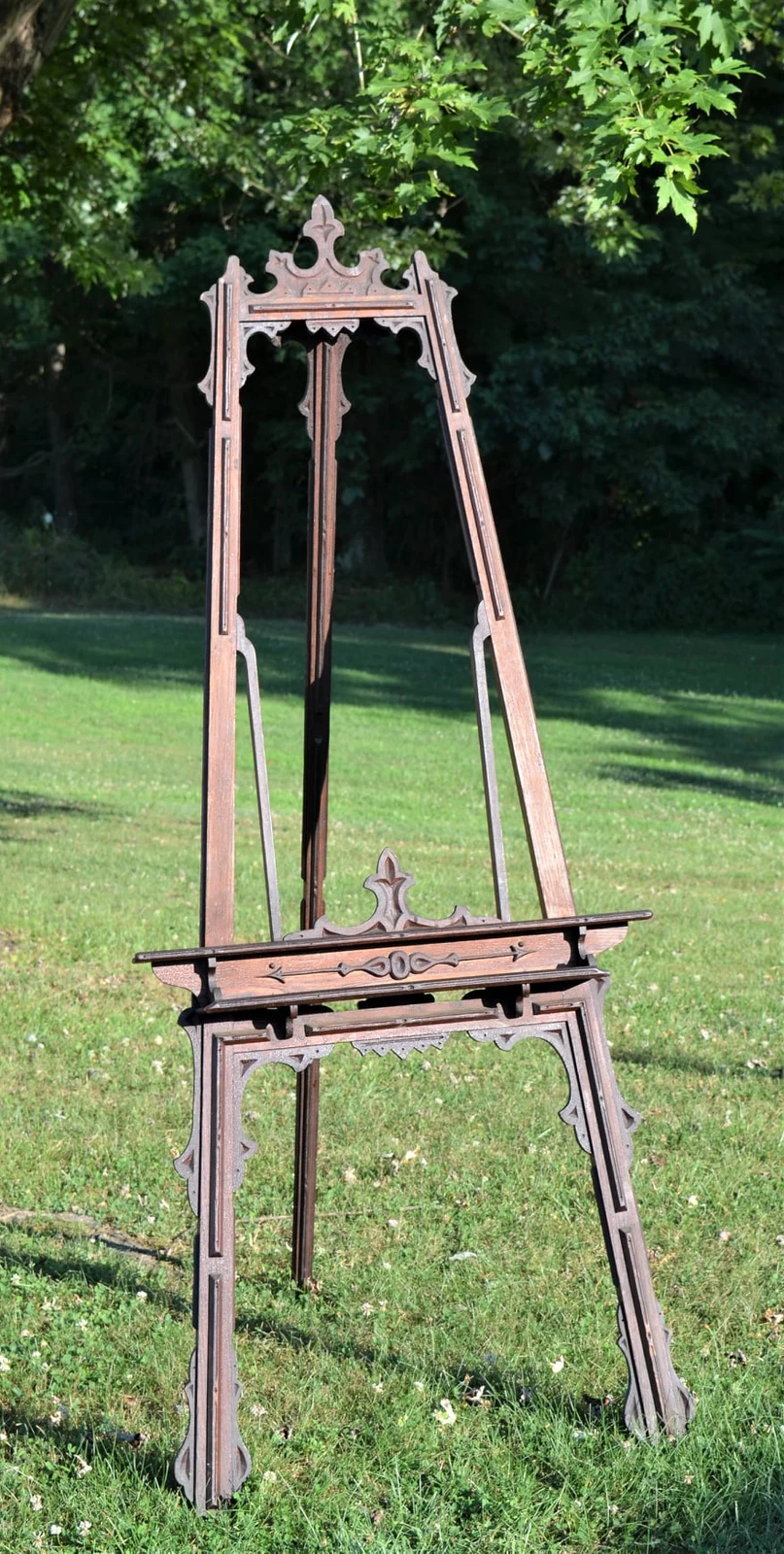 antique wooden easel.jpg
