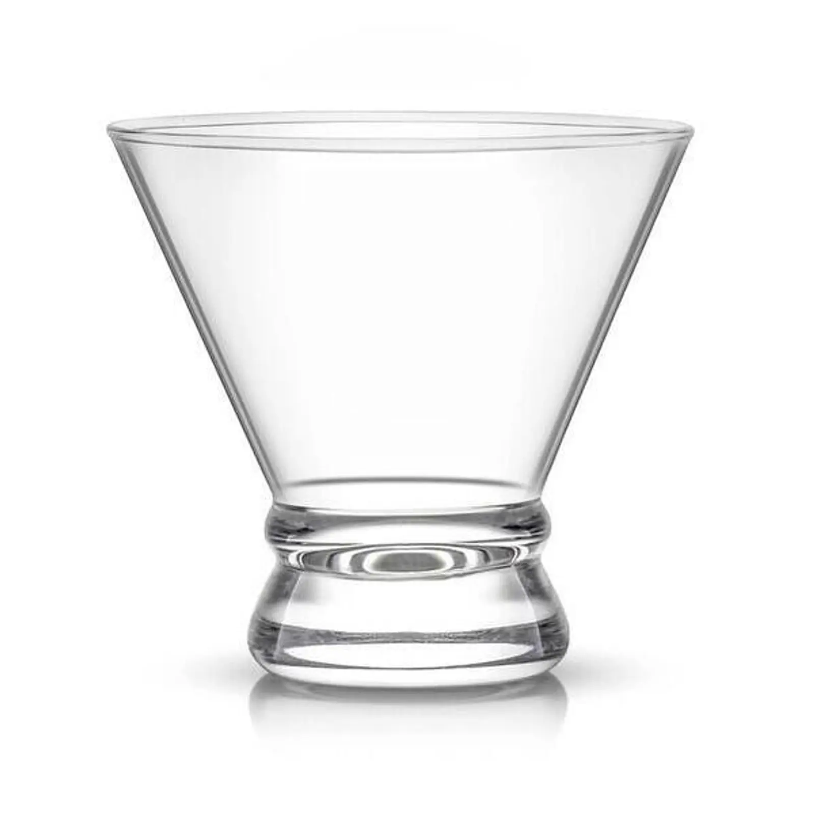 stemless martini glass