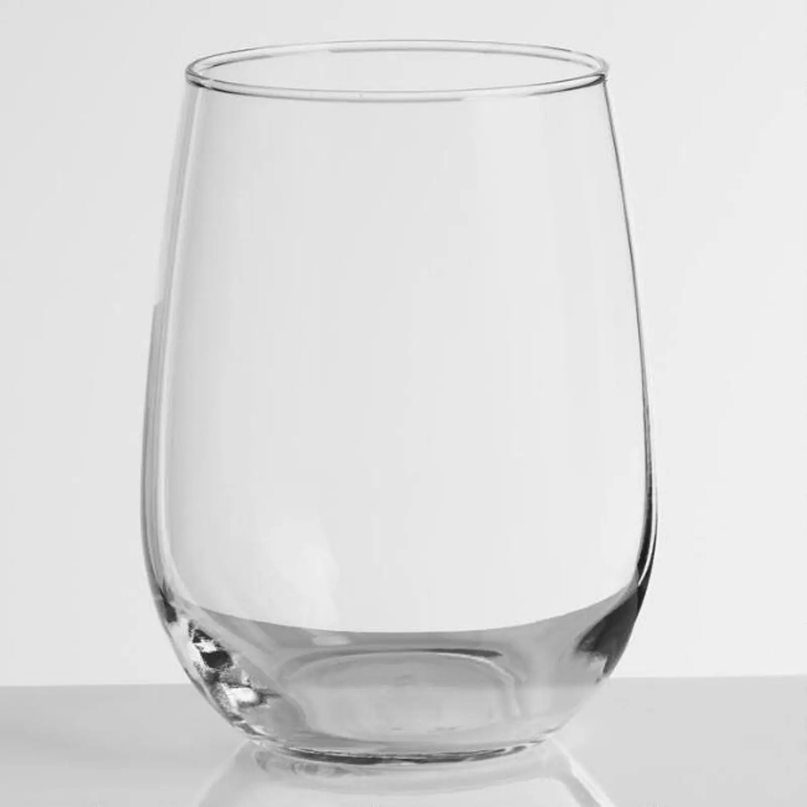 stemless wine glass